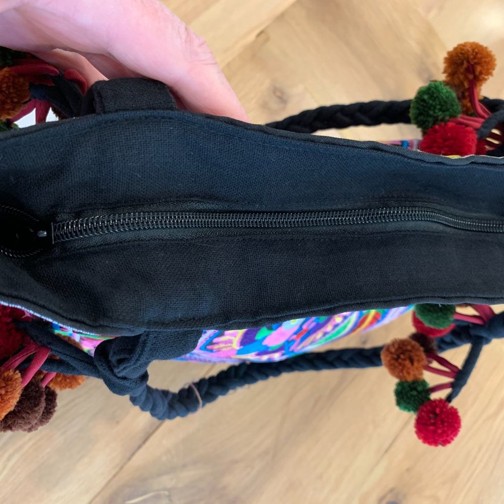 Thai Boho Shoulder Tote - Picture 12 of 14
